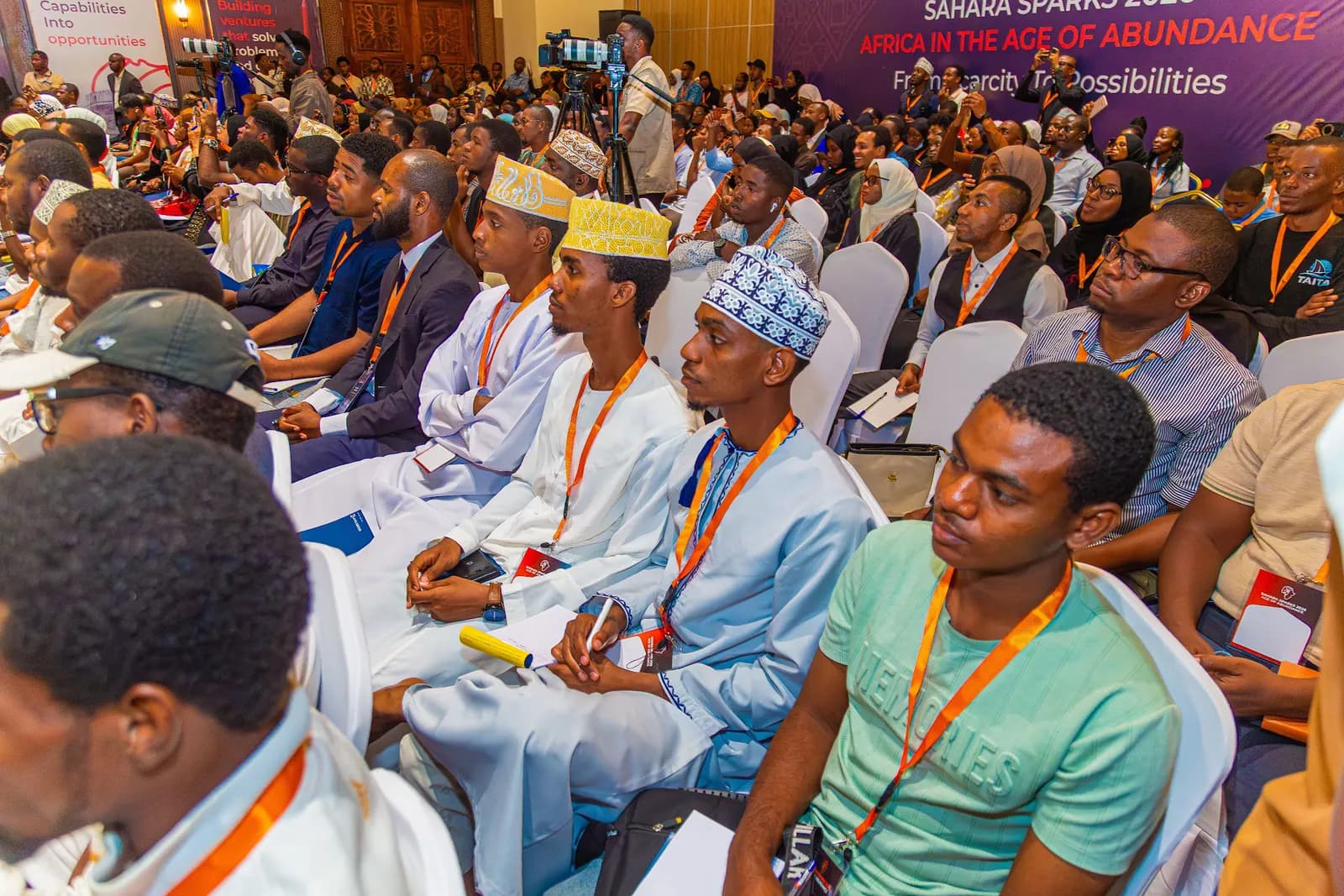 Young innovators in the audience